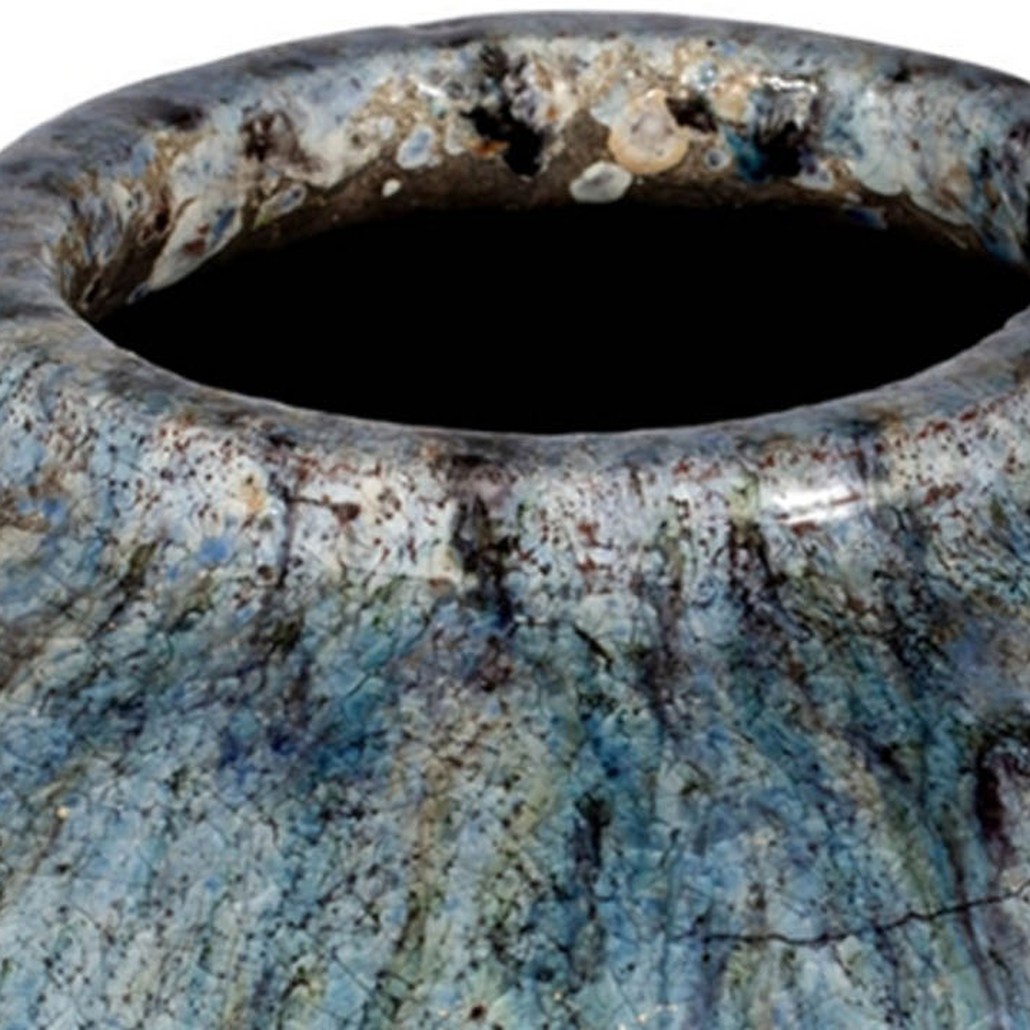 Ваза Terracotta Vase blue-white