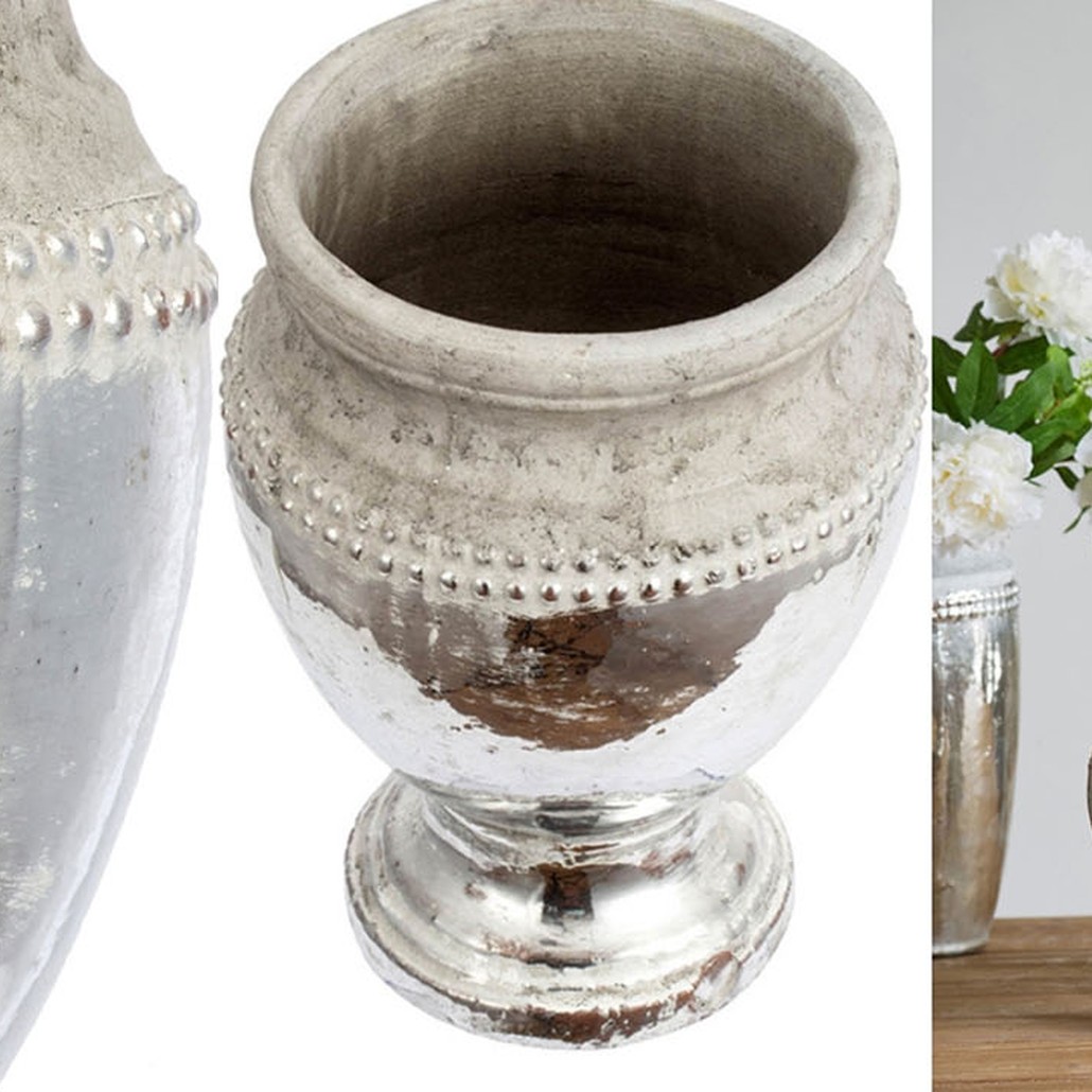 Ваза Vase Argenta Cup silver 28