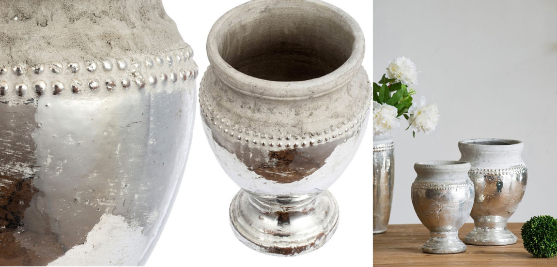 Ваза Vase Argenta Cup silver 28