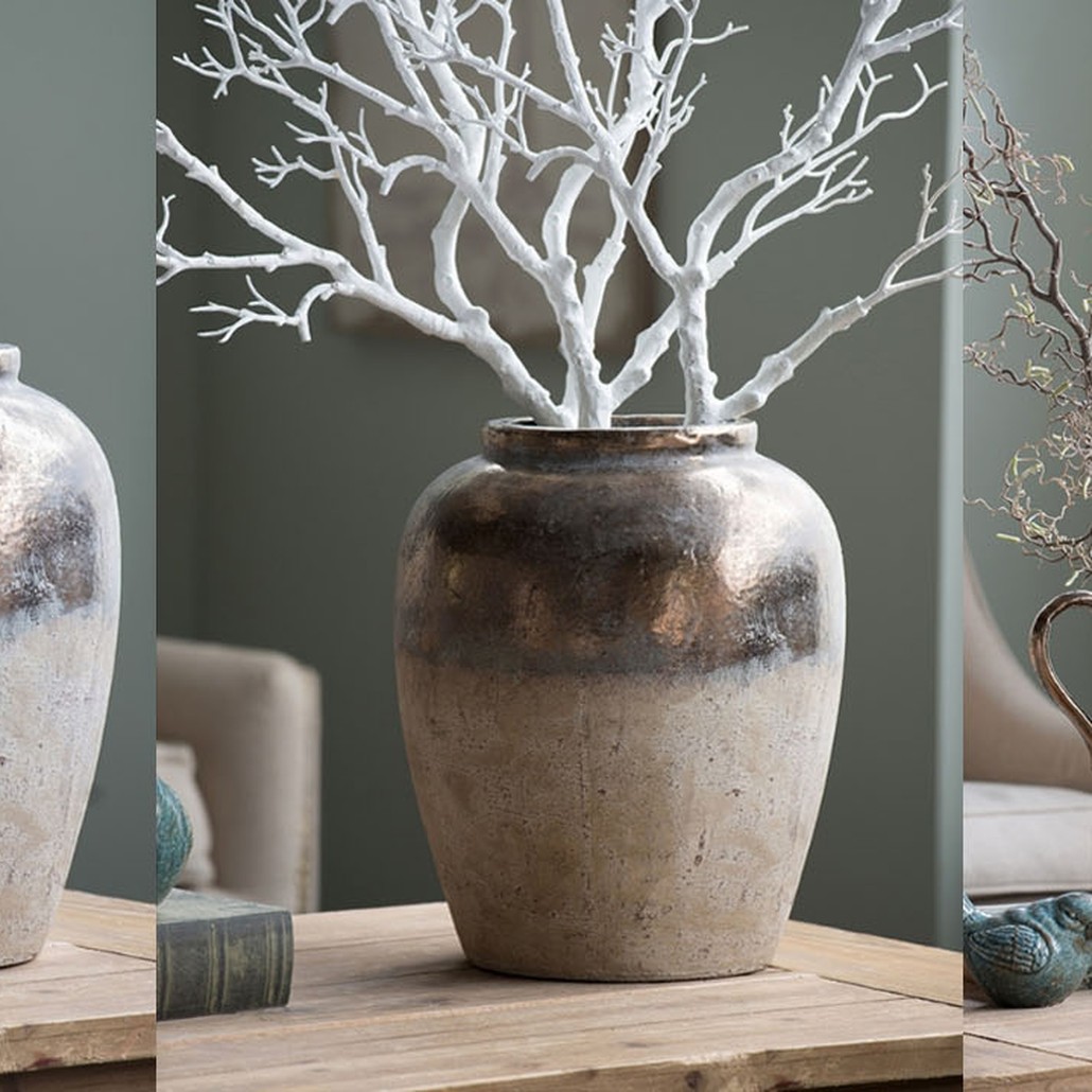 Ваза Vase Argenta metal 40
