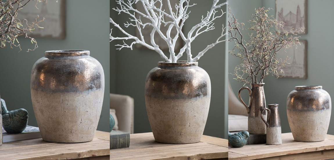 Ваза Vase Argenta metal 40