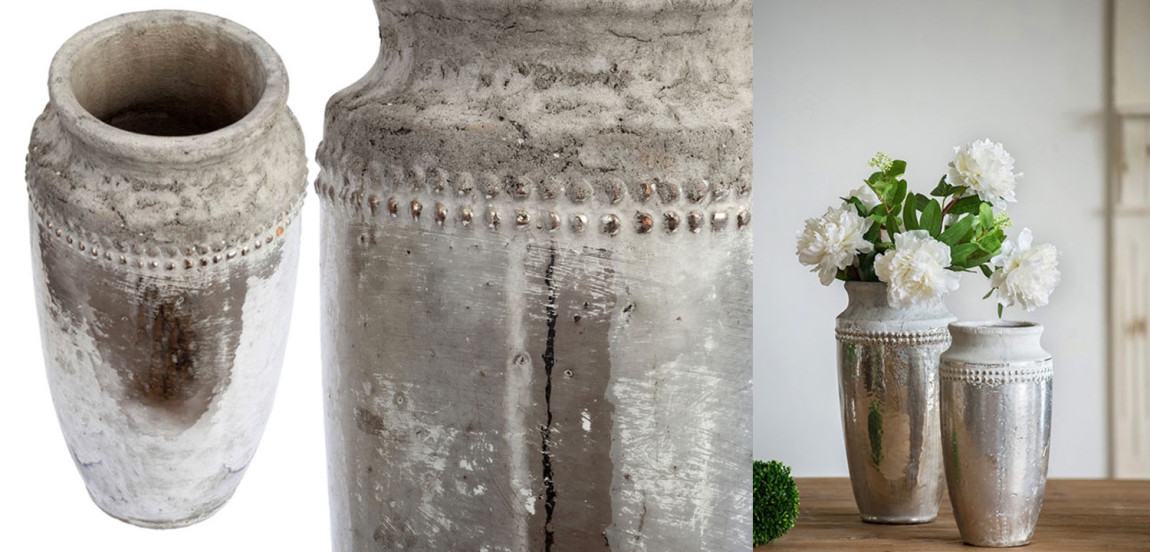 Ваза Vase Argenta silver 27