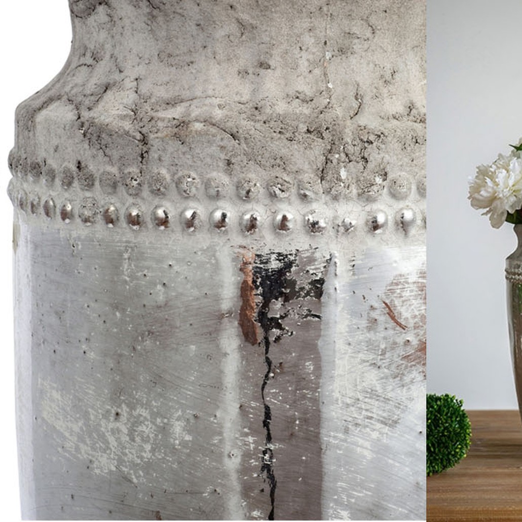 Ваза Vase Argenta silver 33