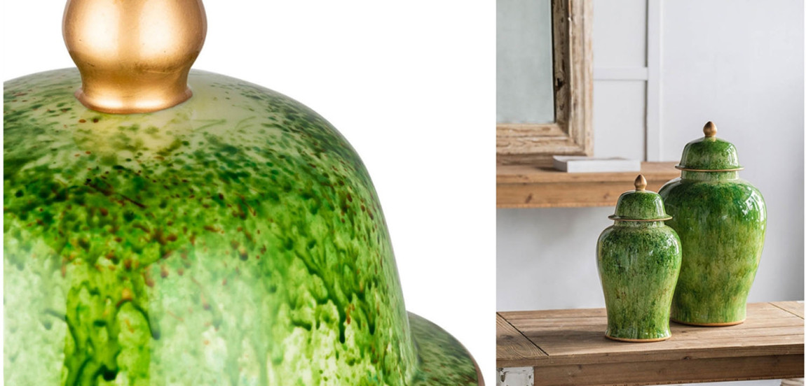 Ваза Vase Gold Edging 24