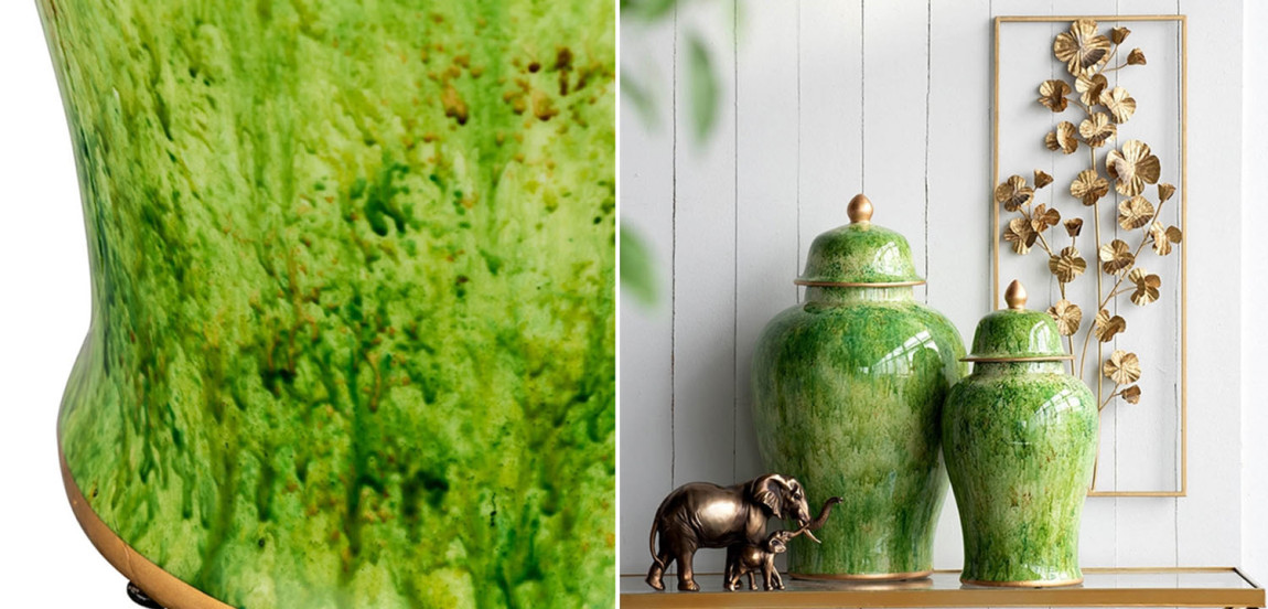 Ваза Vase Gold Edging 24