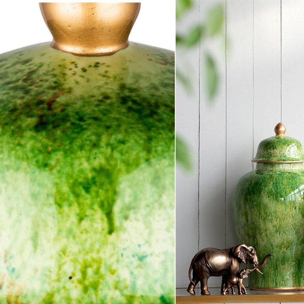 Ваза Vase Gold Edging 60