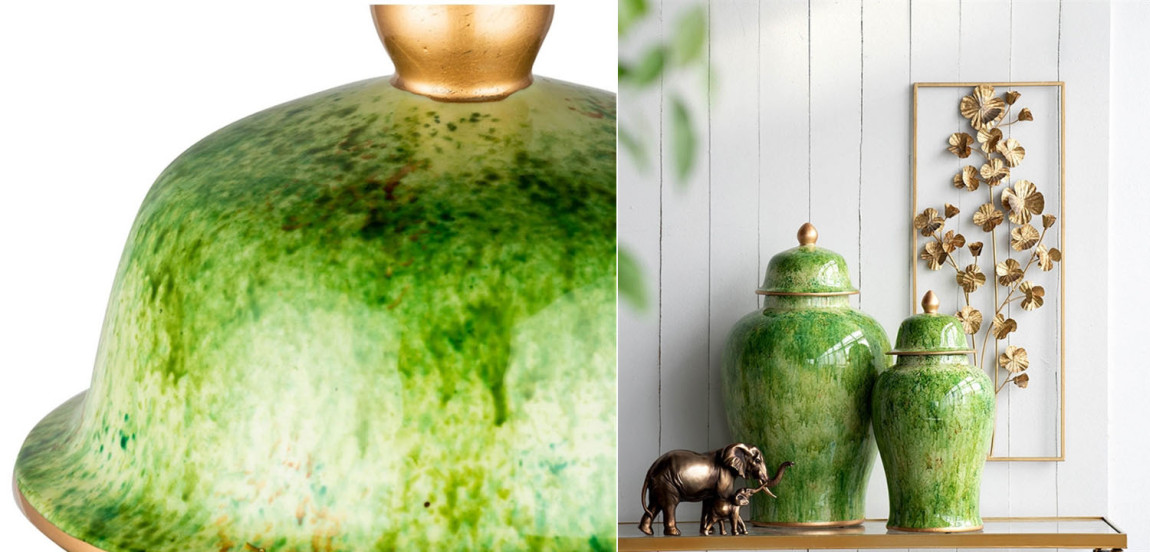 Ваза Vase Gold Edging 60