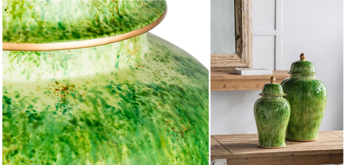 Ваза Vase Gold Edging 60