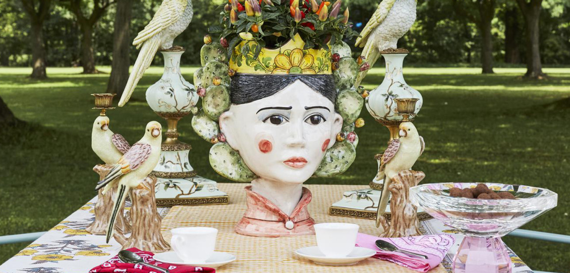 Ваза VASE HEAD LADY SICILY