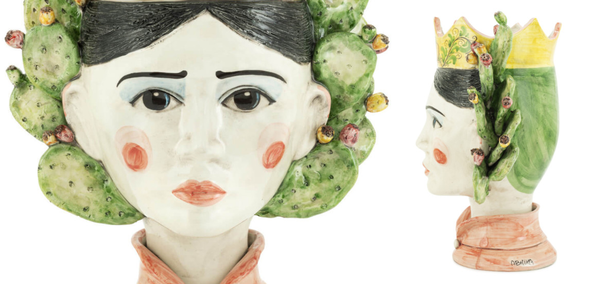 Ваза VASE HEAD LADY SICILY