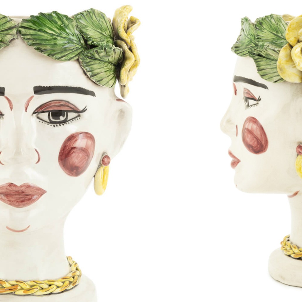 Ваза VASE HEAD SELVA NATURAL H30