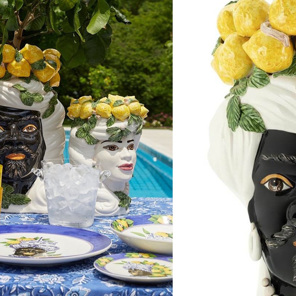 Ваза VASE LEMON HEAD MAN BIG
