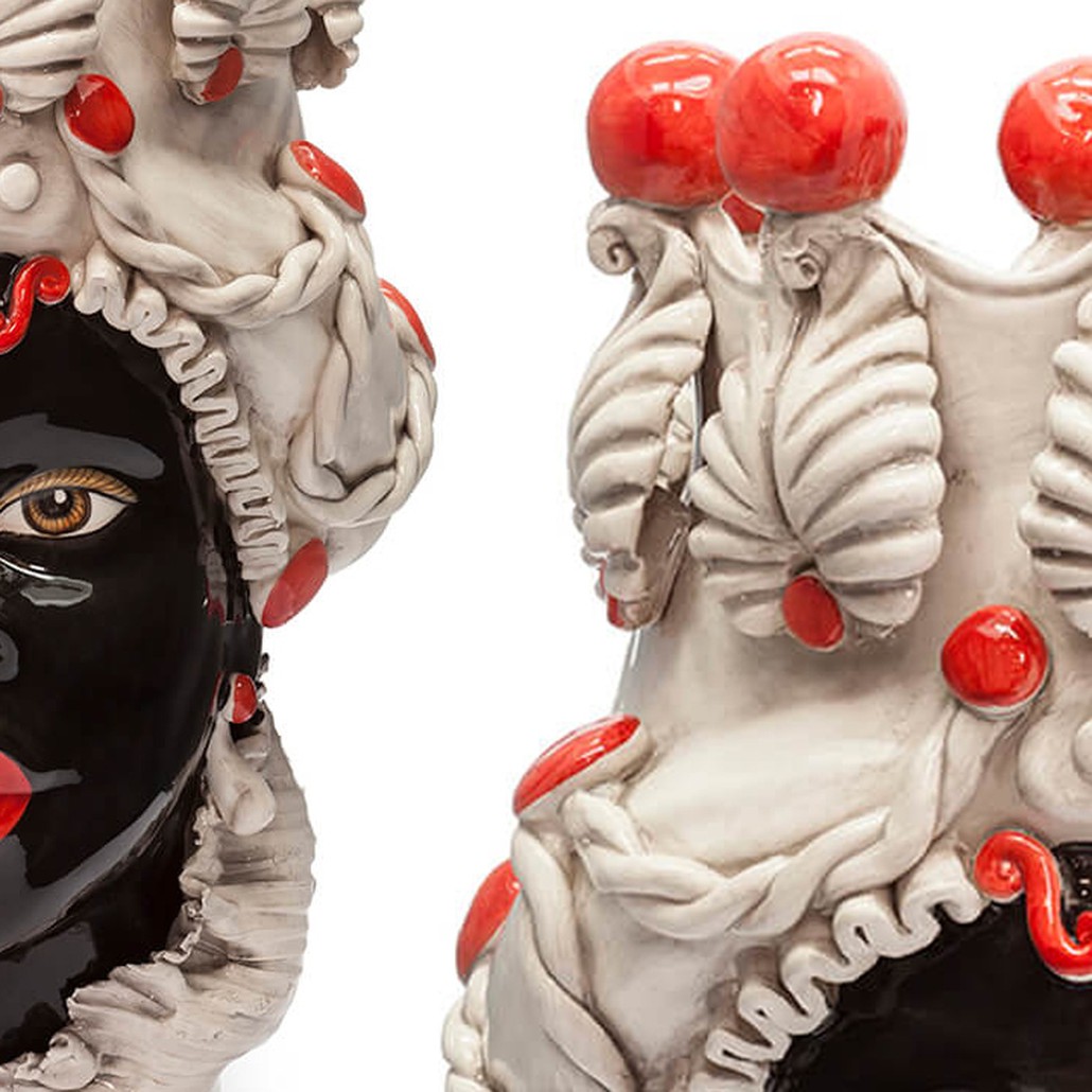 Ваза VASE MORO LADY BIG Red