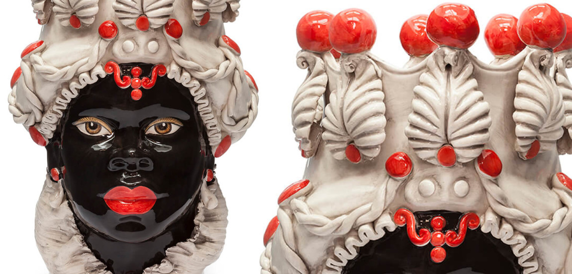 Ваза VASE MORO LADY BIG Red