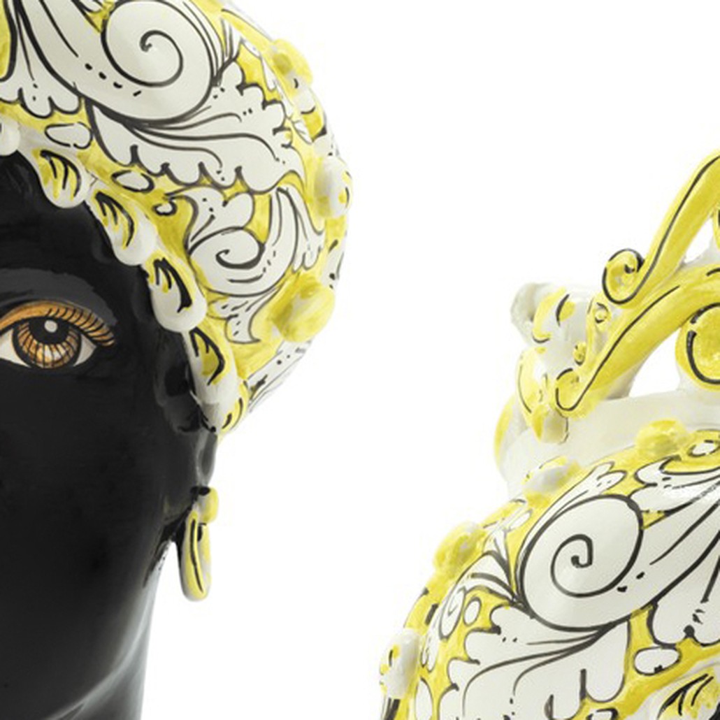 Ваза VASE MORO LADY MEDIUM yellow