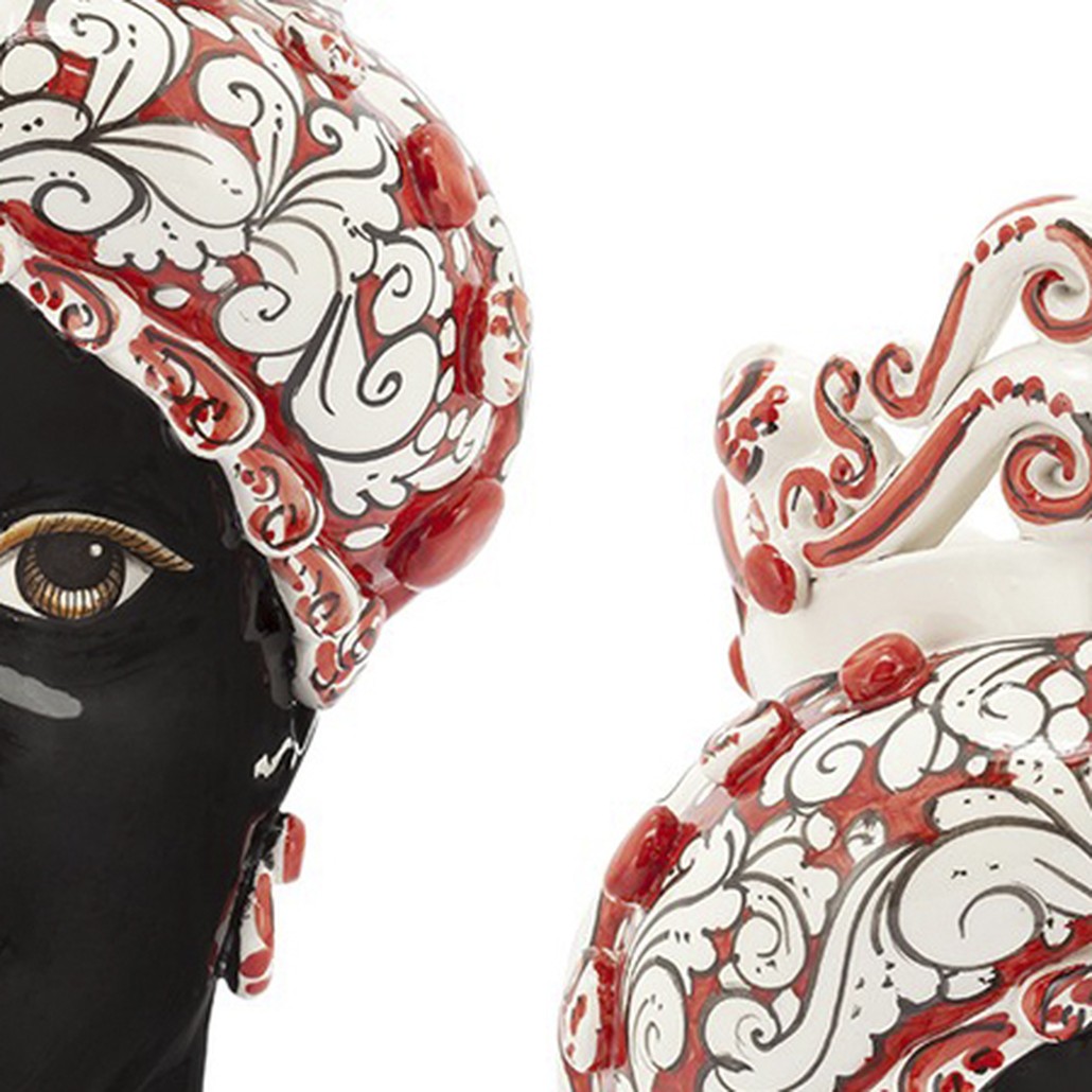 Ваза VASE MORO LADY red