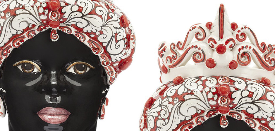 Ваза VASE MORO LADY red