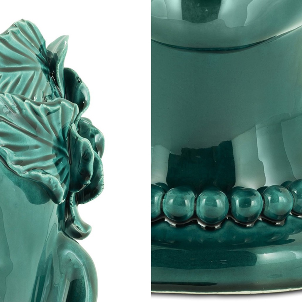 Ваза Vase Selva Mono Copper Green