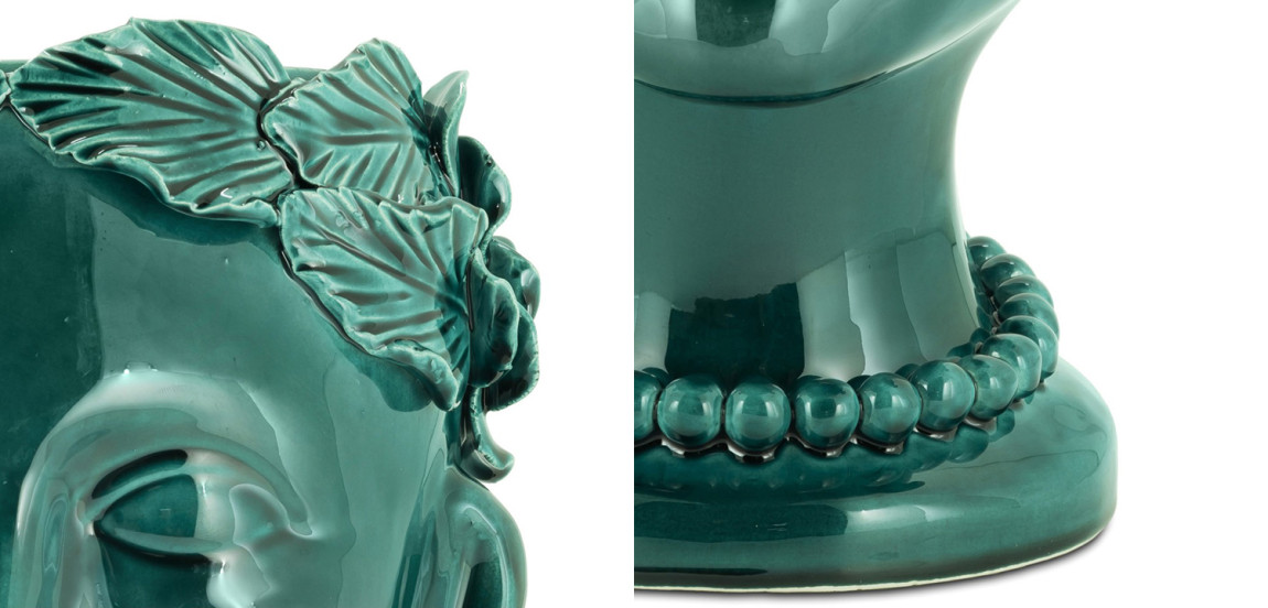 Ваза Vase Selva Mono Copper Green