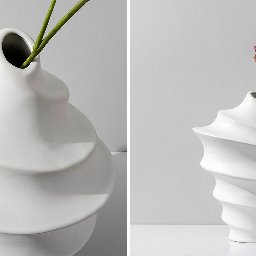 Ваза White Spiral Molecule Collection Vase