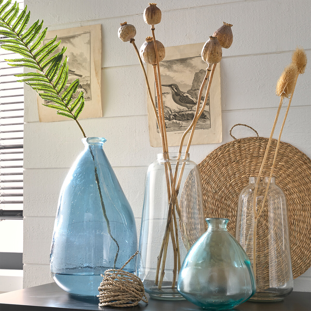 Ваза в виде бутыли TRANSPARENT FORMS 36