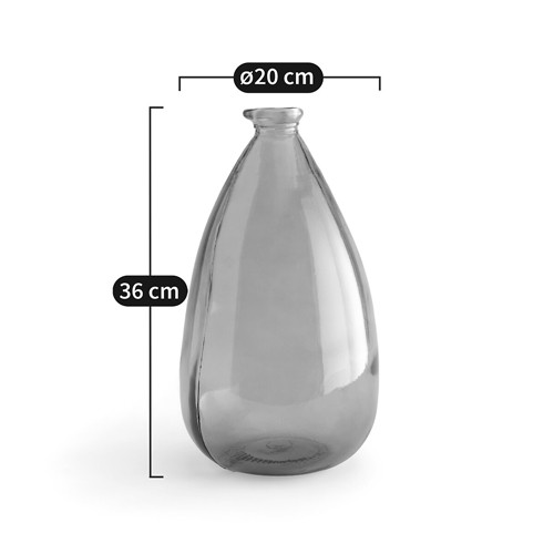 Ваза в виде бутыли TRANSPARENT FORMS 36