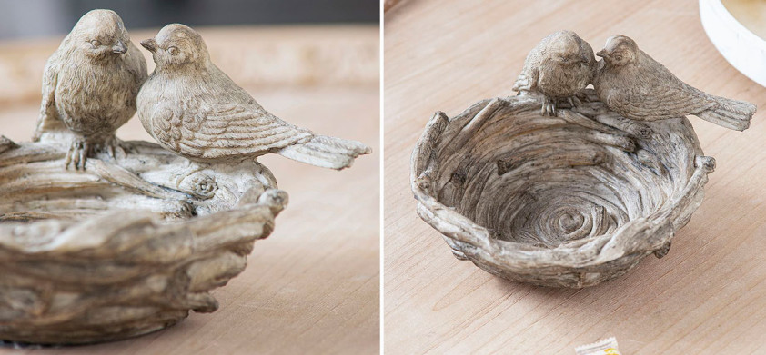 Ваза в виде гнезда птиц Brown