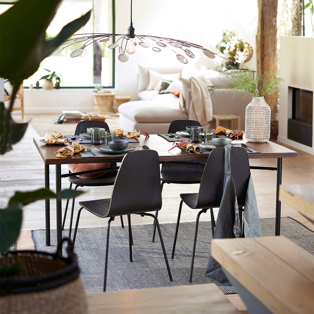 Ваза декоративная из натурального плетеного бамбука Bamboo Decor 32