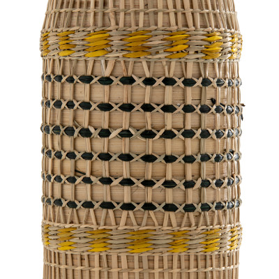 Ваза декоративная из натурального плетеного бамбука Bamboo Decor 42