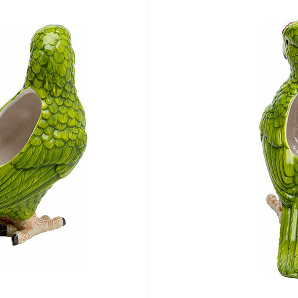 Ваза зеленый попугай Parrot