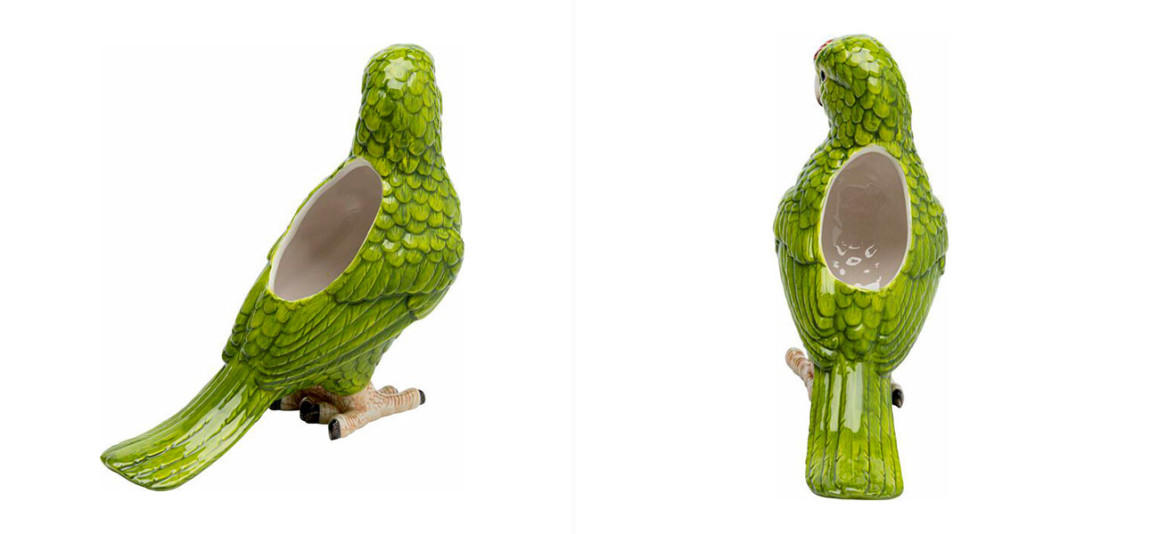Ваза зеленый попугай Parrot