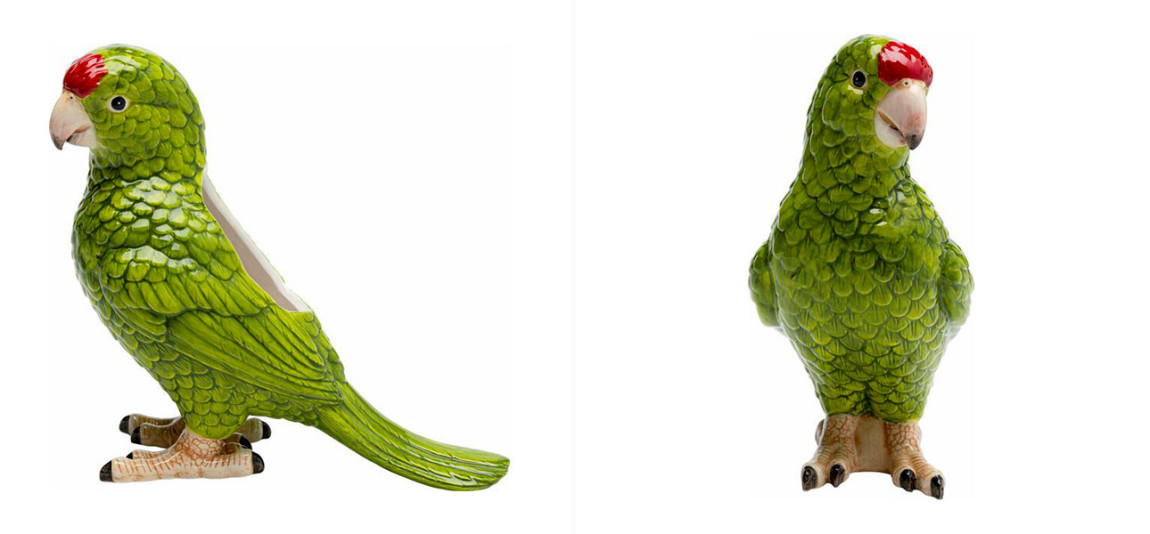 Ваза зеленый попугай Parrot