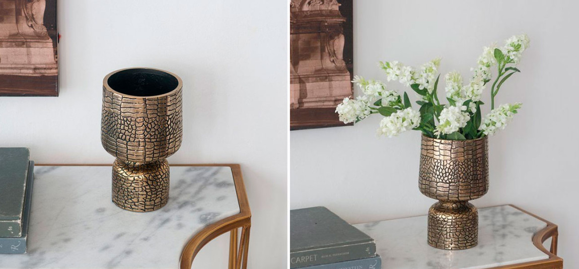 Ваза золото Brandon