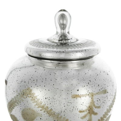 Ваза из стекла с крышкой и декоративными узорами Chinoiserie Ceramics