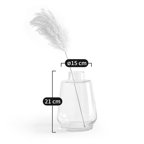 Ваза из цветного стекла TRANSPARENT FORMS 21