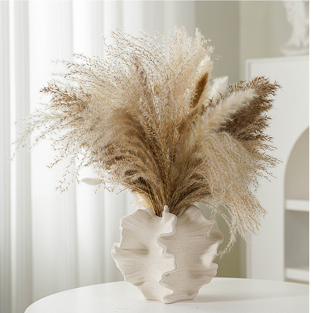 Ваза керамическая фактурная для цветов Sprout