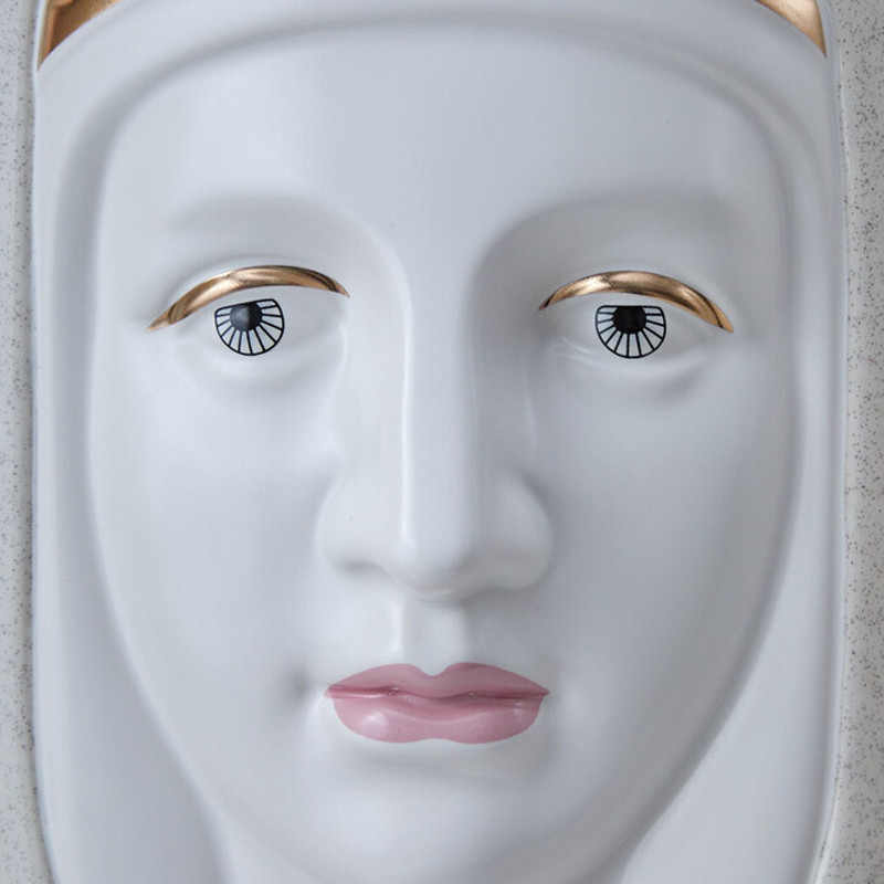 Ваза с золотисто-белыми фрагментами Faces of Imagination