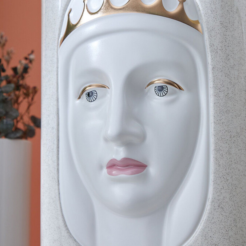 Ваза с золотисто-белыми фрагментами Faces of Imagination