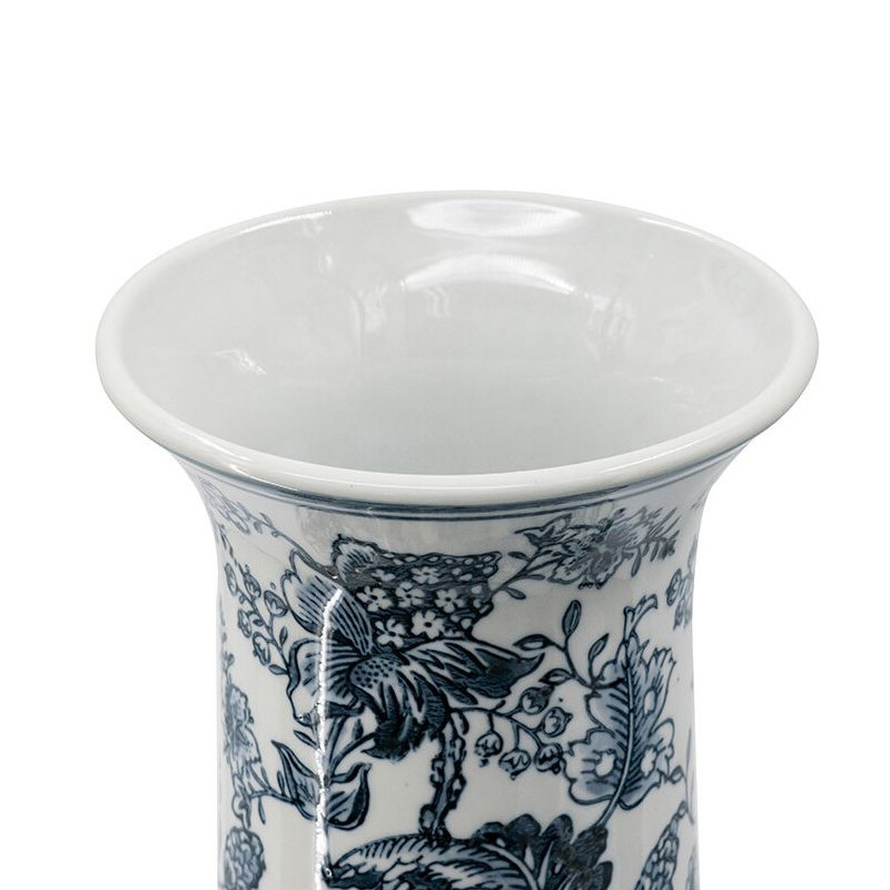 Ваза с классическим узором шинуазри синего цвета Blue & White Ornament