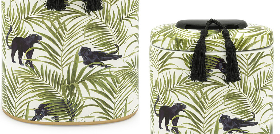 Ваза с крышкой BOX ABHIKA TASSEL