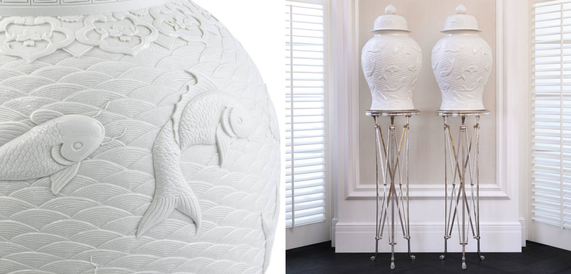 Ваза с крышкой Eichholtz Jar Voltaire