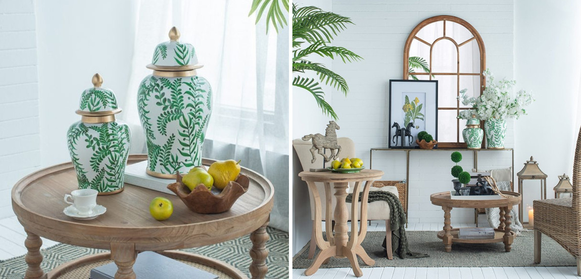 Ваза с крышкой Green Plant Vase