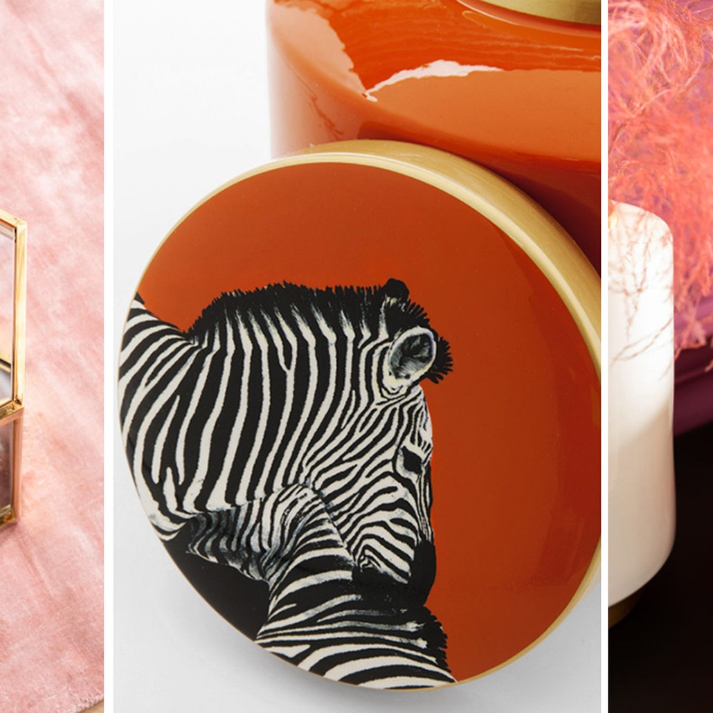 Ваза с крышкой Orange Zebra