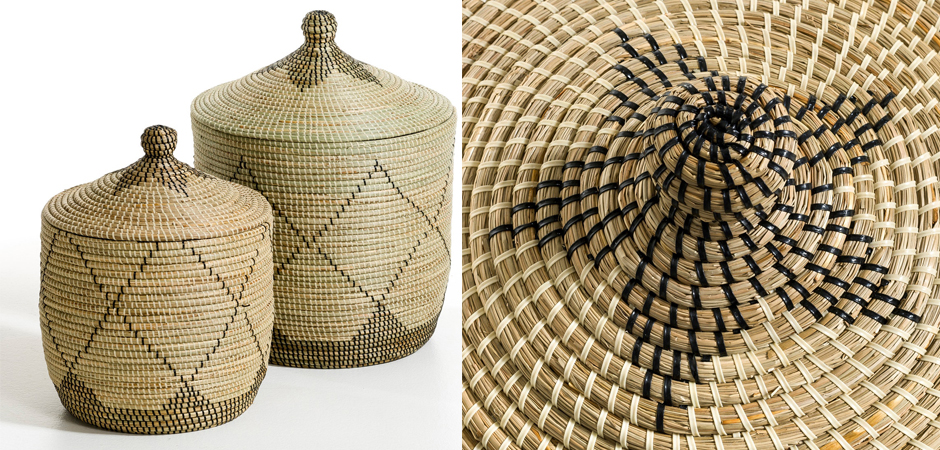Ваза с крышкой Wicker Vase With Lid