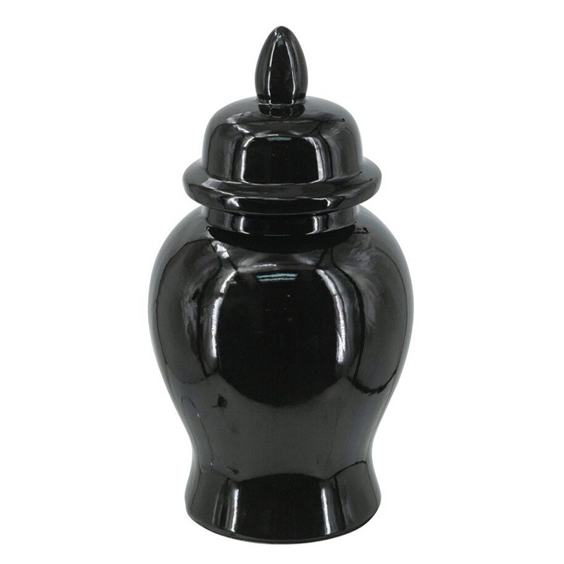 Ваза с крышкой однотонная Высота 31 см Chinoiserie Ceramics