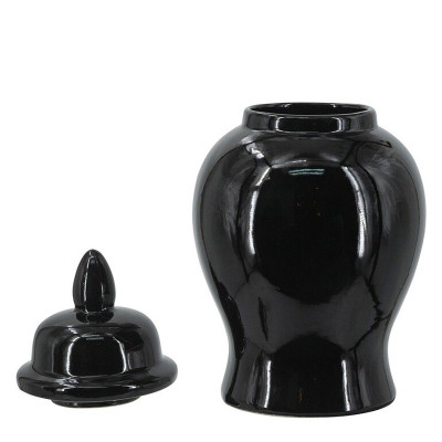 Ваза с крышкой однотонная Высота 31 см Chinoiserie Ceramics