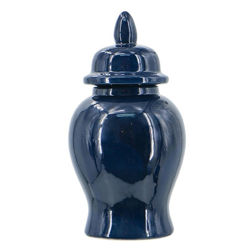 Ваза с крышкой однотонная Высота 31 см Chinoiserie Ceramics