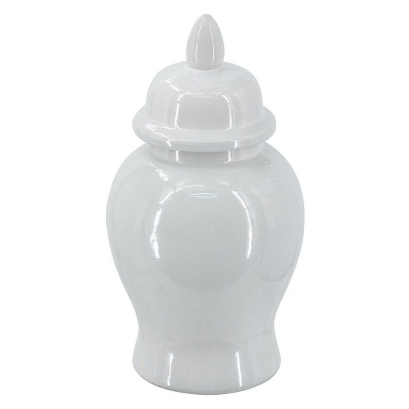 Ваза с крышкой однотонная Высота 31 см Chinoiserie Ceramics