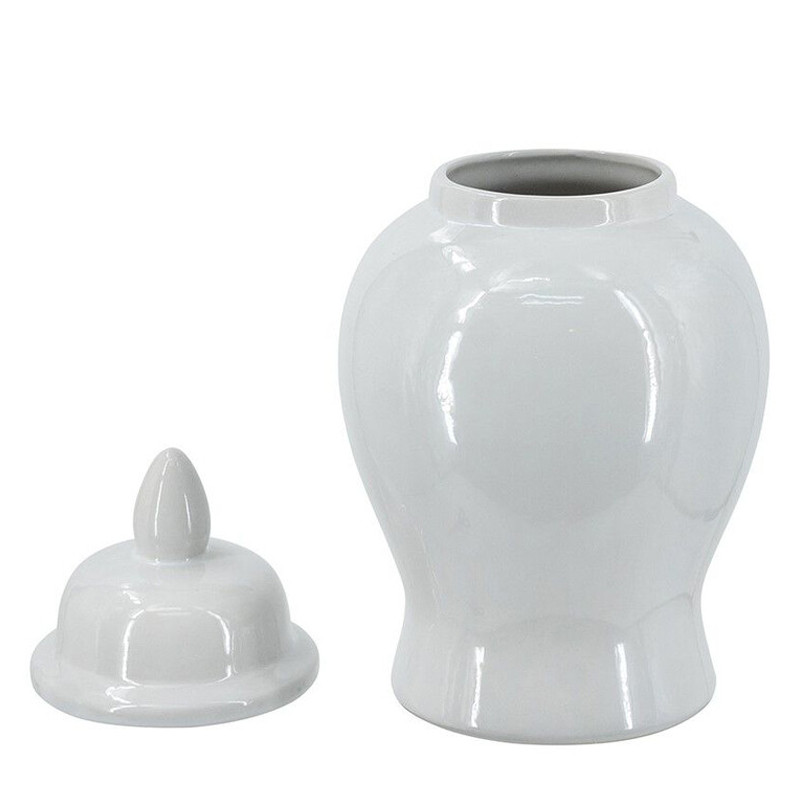 Ваза с крышкой однотонная Высота 31 см Chinoiserie Ceramics