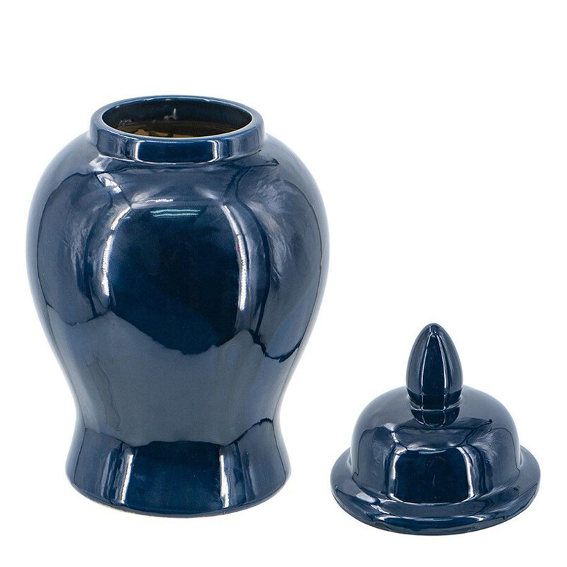 Ваза с крышкой однотонная Высота 48 см Chinoiserie Ceramics